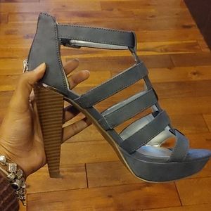 Guess Gladiator Platform Heels